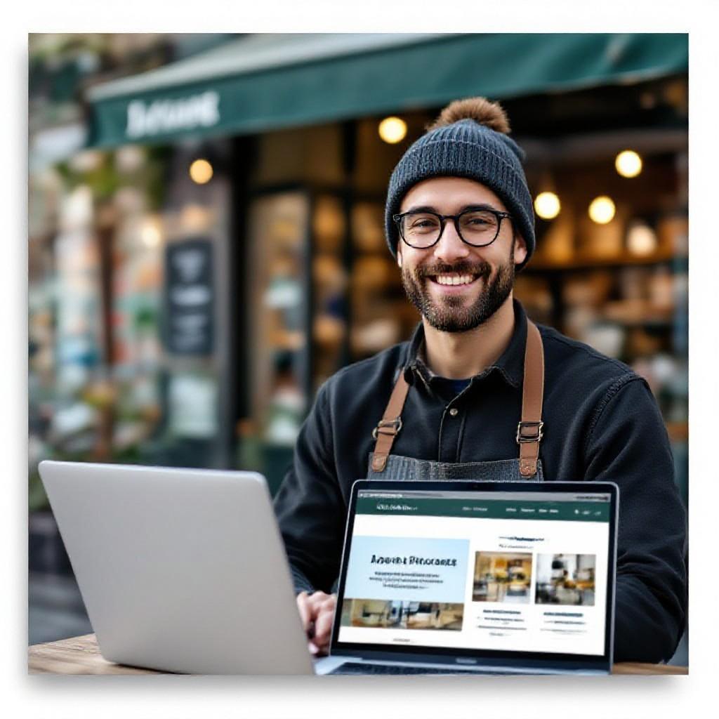 Social Media vs Website for UK Small Businesses Website for UK Small Businesses displayed on laptop and smartphone