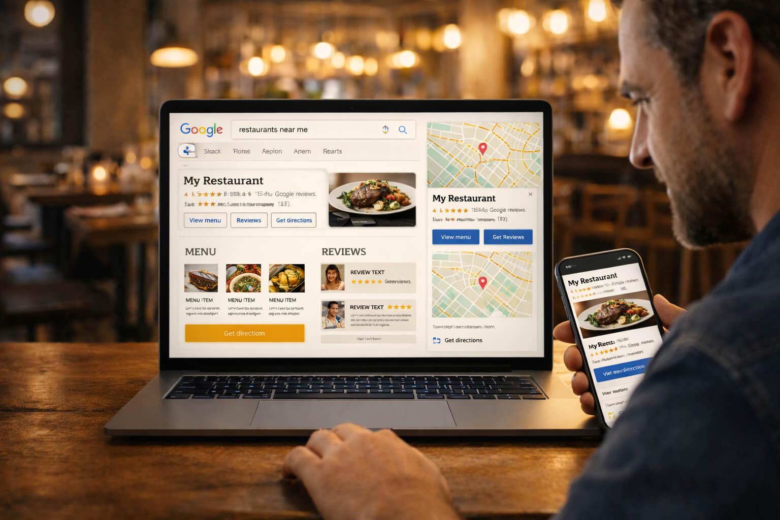 Local SEO helping businesses appear in local Google searches